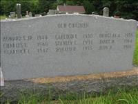 Colwell, Children (Names on back of Howard and Florence Colwell stone)